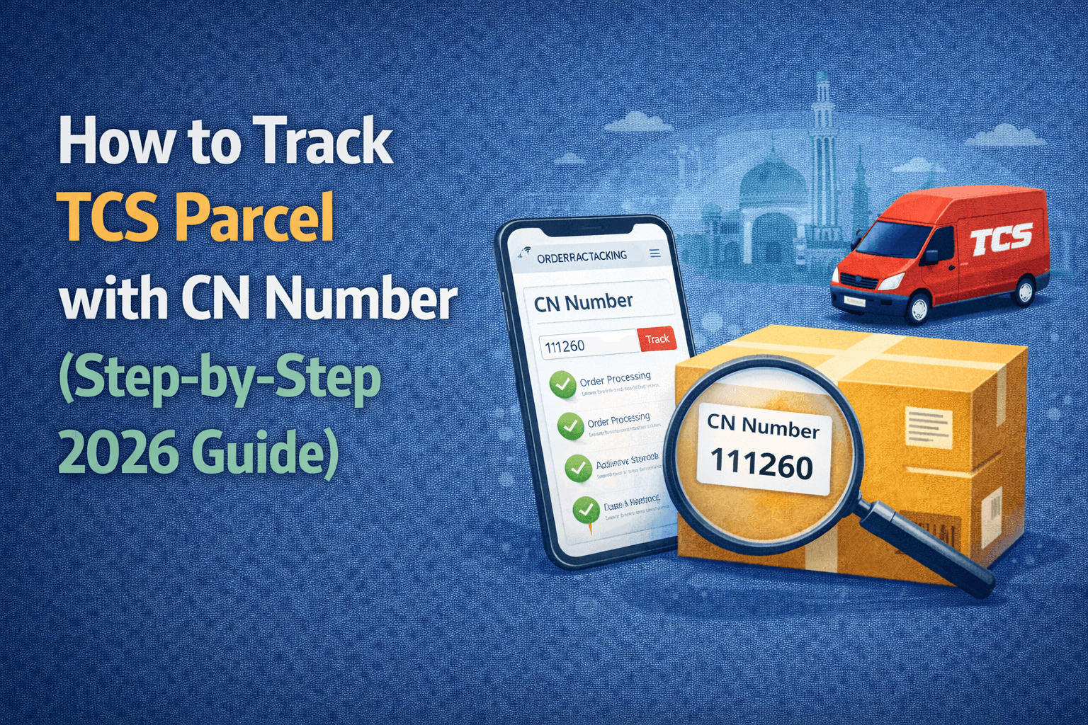 How to Track TCS Parcel with CN Number (Step-by-Step 2026 Guide)