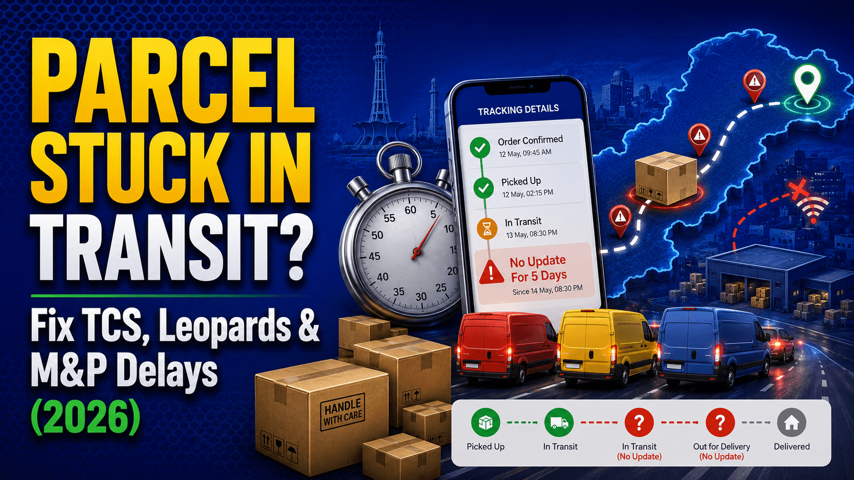 Parcel Stuck in Transit? Fix TCS, Leopards & M&P Delays (2026)