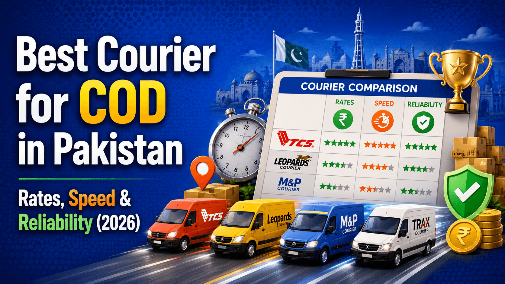 Best Courier for COD in Pakistan 2026 — Rates, Speed & Reliability